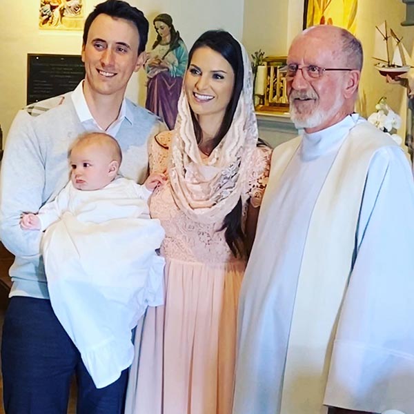 Holy baptism for new adoptive family