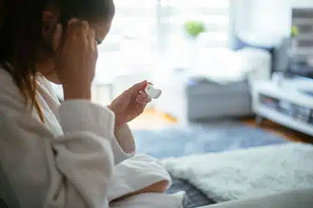 your baby - taking a pregnancy test